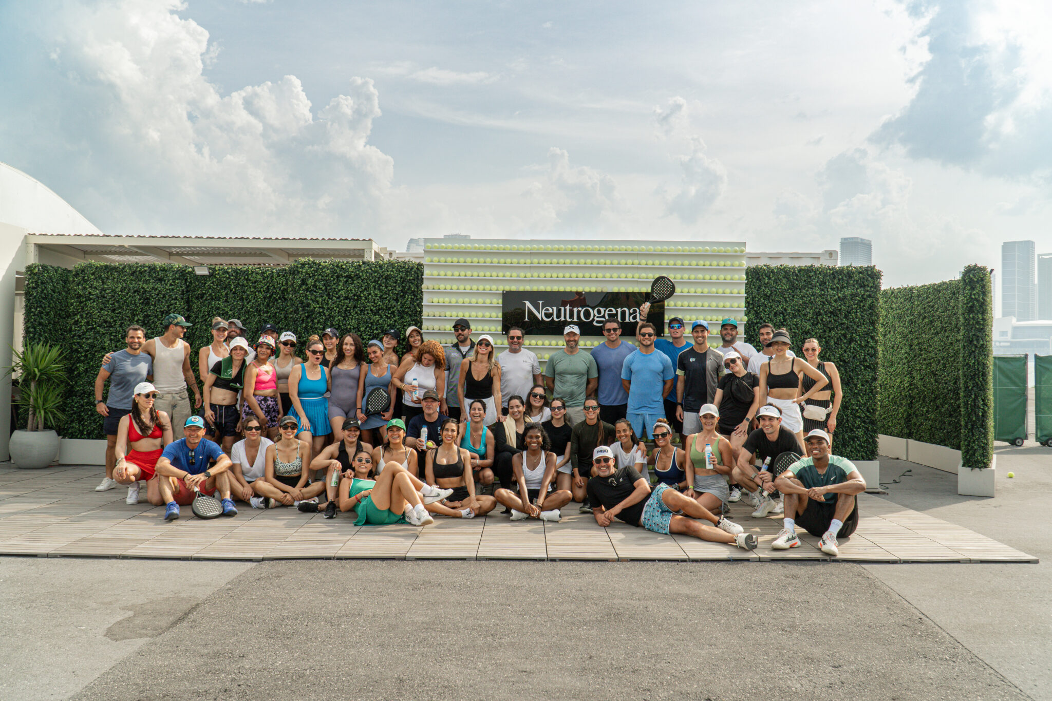 Neutrogena Padel Playhouse Group Photo